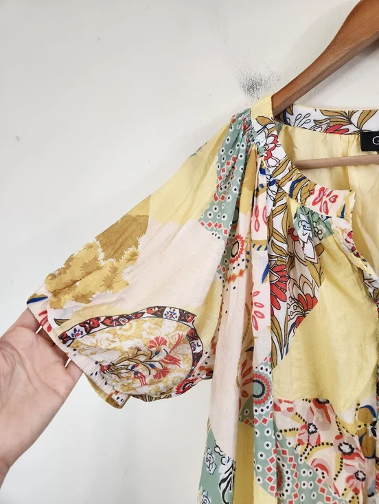 Gigio Patchwork Flowy Dress - Picture 3 of 9